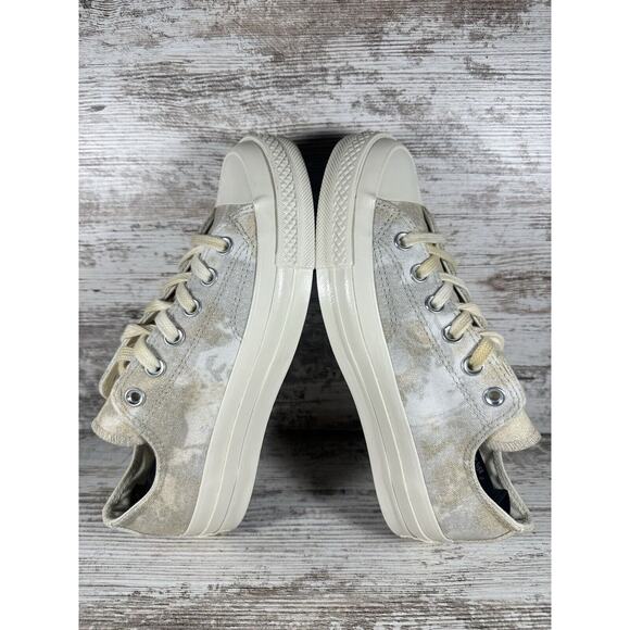 Women's Converse Chuck 70 Ox Low 'Beach Dye' Beige/Cream Sneakers Sz 7 EUC! - Picture 7 of 10